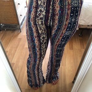LA Hearts Multicolored BoHo Pants Size L
